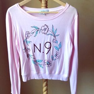 Cropped Soft sweatshirt top size small